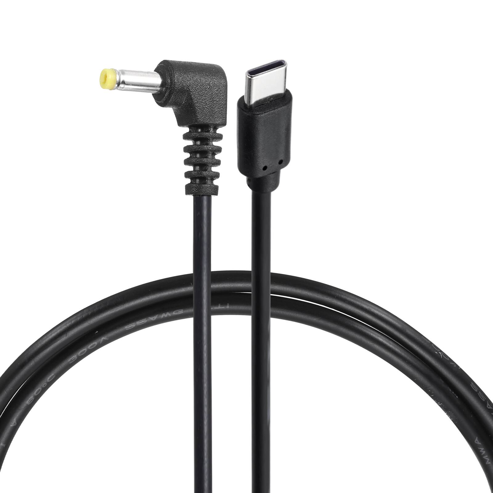 Front. Unique Bargains - USB C to DC Power Cable, 12V 3A 36W, 4.0x1.7mm, PD Trigger for Laptop, Monitor, Security Camera - Black.
