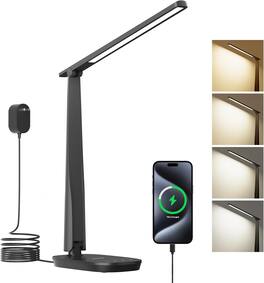 Yardgrace - Honeywell Eye-Caring LED Desk Lamp with USB Charging, 4 Modes & Touch Control for Home Office