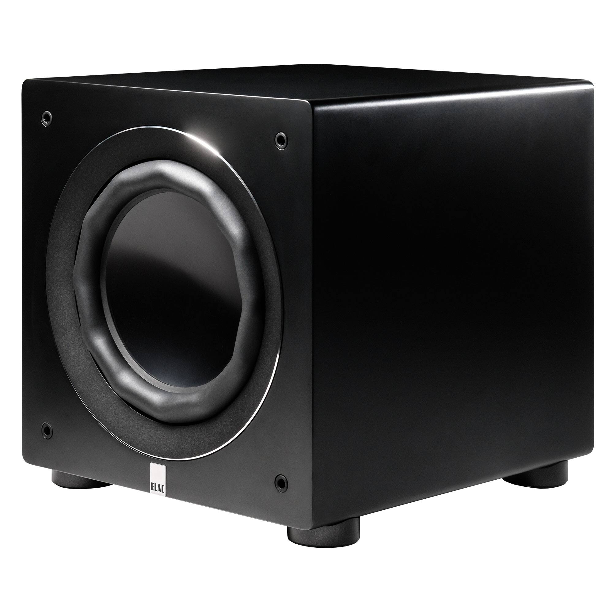 Alt View 1. ELAC - ELAC RS500 Varro Reference 10 Inch Smart Subwoofer - Each (Satin Black) - Black.