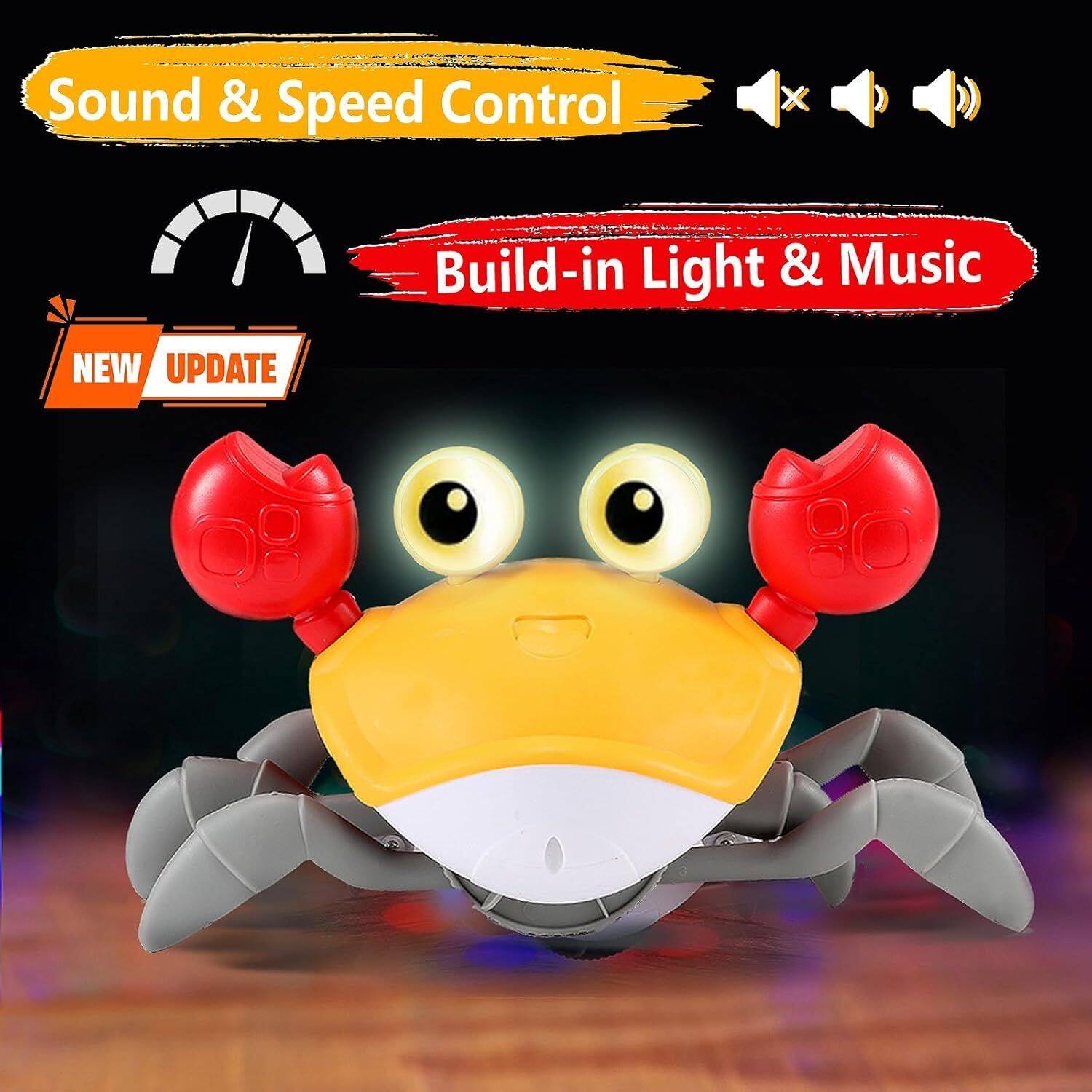 Sound & Speed Control

Build-in Light & Music

NEW UPDATE