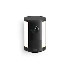 Front. Ring - Ring Spotlight Cam 2K, Battery, Home or business security, Wide-Angle Retinal 2K Video, 6x Zoom, Motion-Activated - Black.