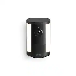 Ring - — Spotlight Cam, Battery (newest model), Wide-Angle Retinal 2K Video, 6x Enhanced Zoom, Motion-Activated Spotlights - Black