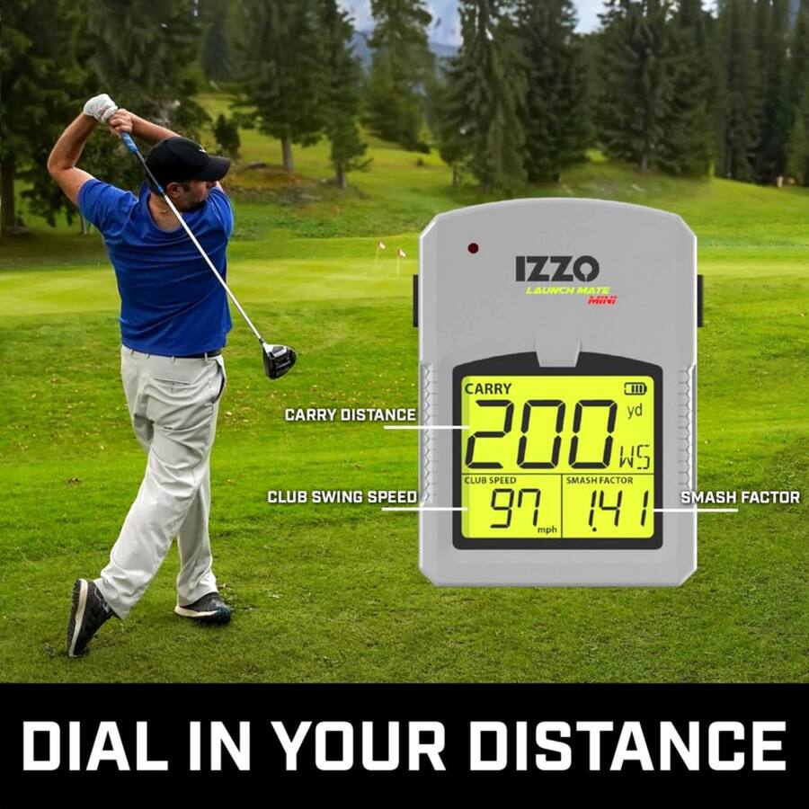 Izzo Launch Mate Mini Golf Launch Monitor Gray A99853 Best Buy