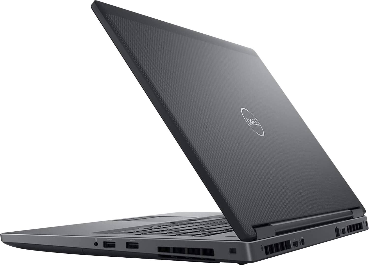 Alt View 12. Dell - Precision 7730 17.3" Refurbished Laptop - Intel 8th Gen Core i7 with 64GB Memory - NVIDIA Quadro P3200 - 2TB SSD - Black.