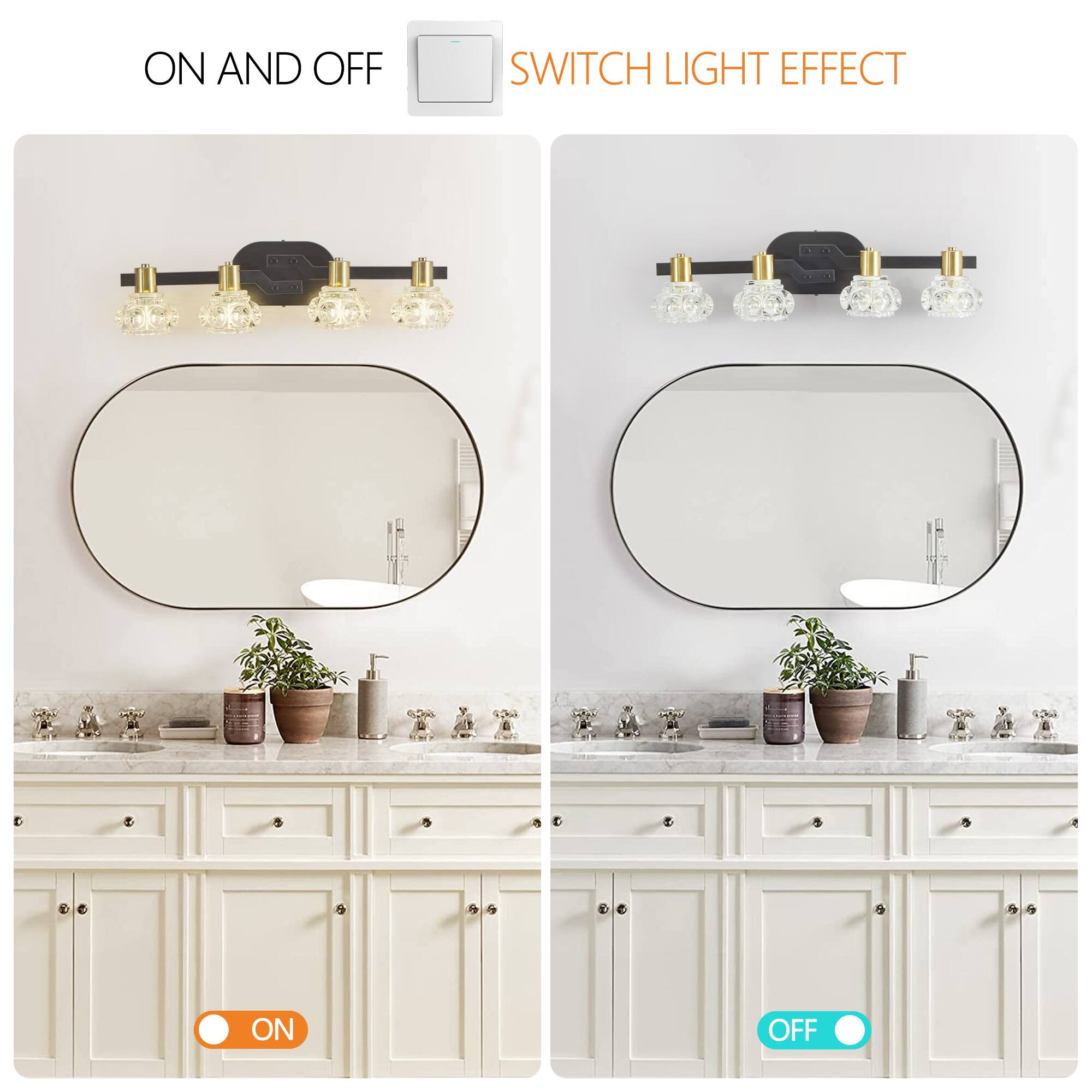 ON AND OFF SWITCH LIGHT EFFECT