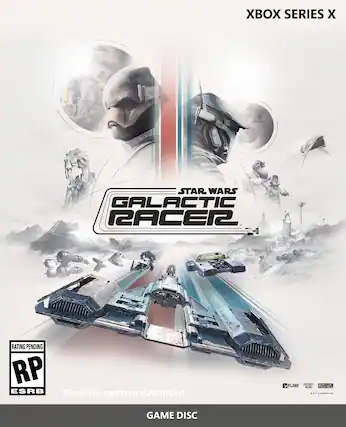 XBOX SERIES X
STAR WARS GALACTIC RACER 2
RATING PENDING RP ESRB
Requires content download
GAME DISC - RP (Rating Pending)