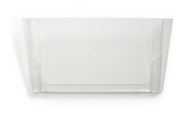 Front. TRU RED - TRU RED™ Plastic Letter Wall File, Clear (TR55342) - Clear.