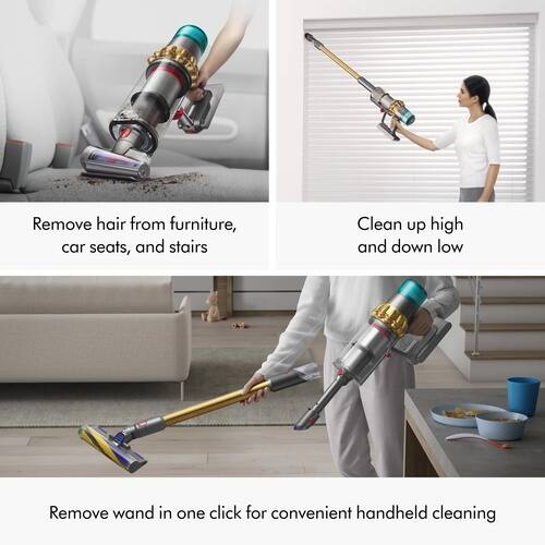 Dyson V15 Detect Absolute Cordless Vacuum Gold 447294-01 - Best Buy