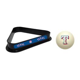 Imperial - Texas Rangers Cue Ball & Rack Set - White