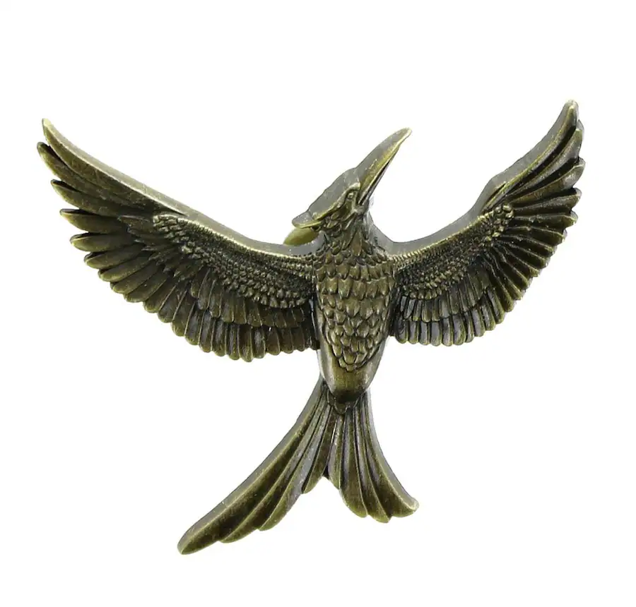 Mockingja Pin Games Alliance The Hunger Games Part 2 Gold Mockingjay Pin Bronze ...