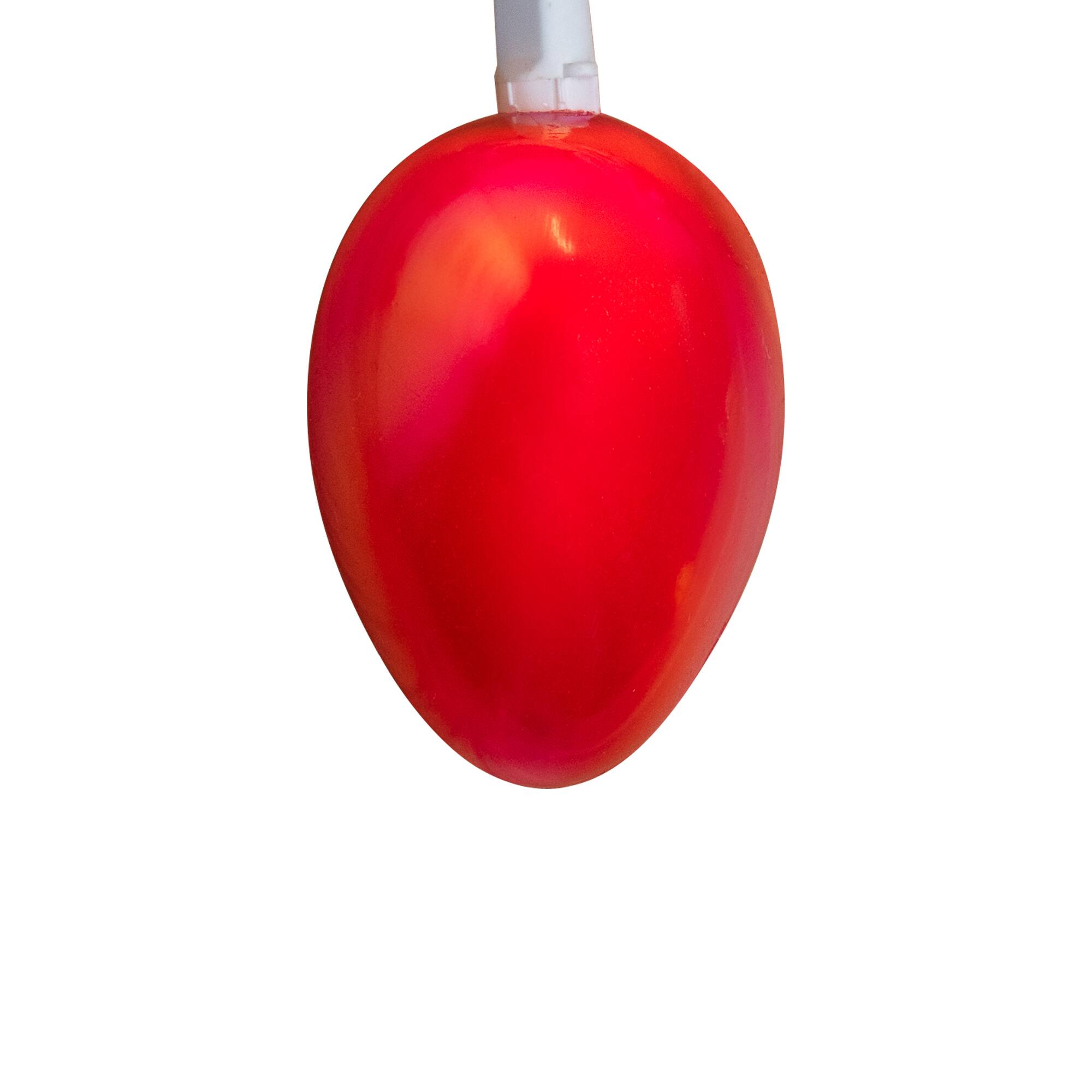 Alt View 7. Northlight - 10-Count Pearl Multi-Colored Easter Egg String Light Set, 7.25ft White Wire - Green.