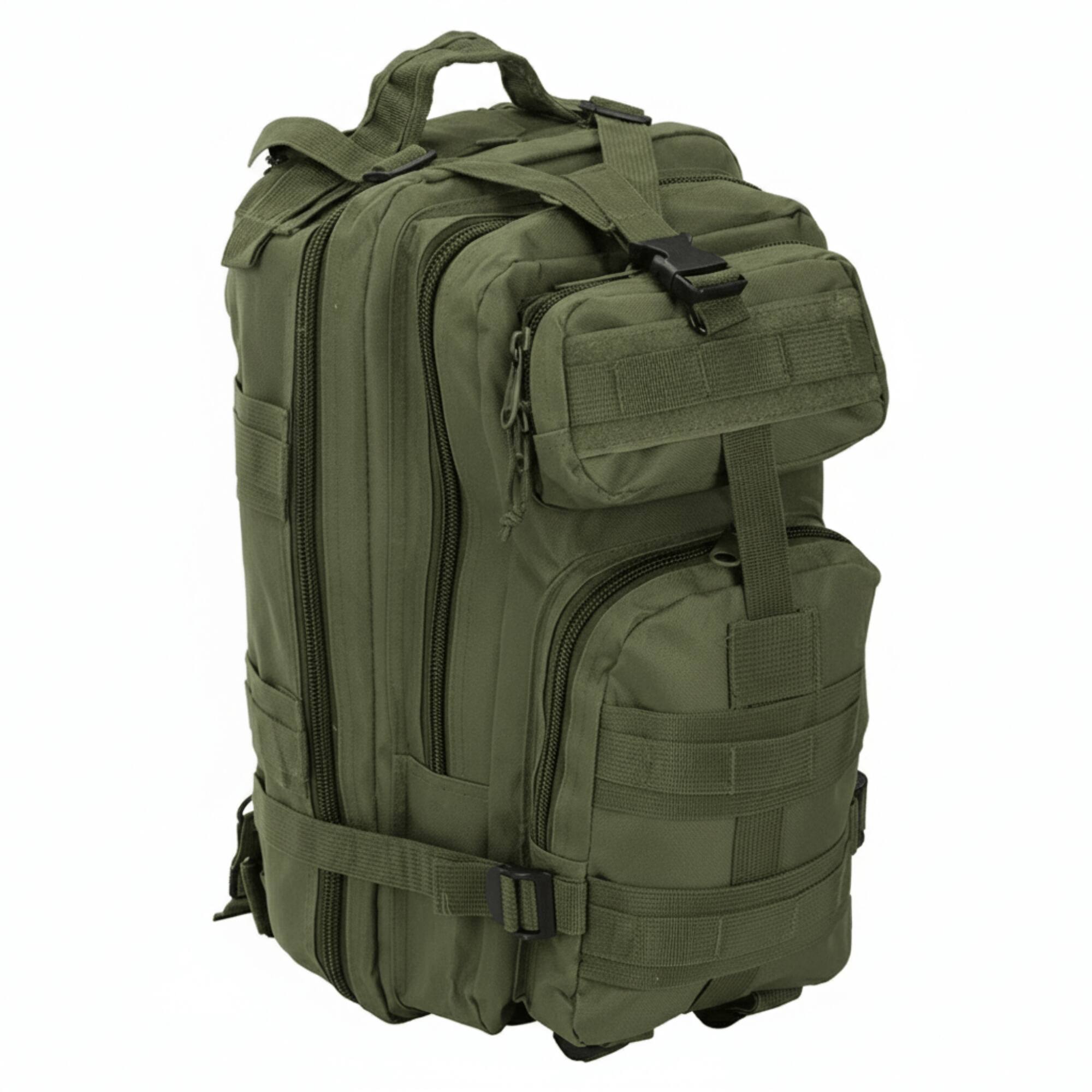 Alt View 2. XGear Tactical - Small 30L Tactical Backpack Survival Bag - Army Green.
