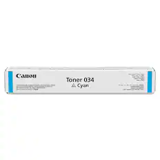 Canon
Toner 034
Cyan
Color / Couleur / Farbe / Colore
Cyan / Cyan / Ciano / Cyan / Ciano
For Pour Para / imageRUNNER 1225
Color imageCLASS MF110C / 220C
DO NOT STAND / NE PAS METTRE DEBOUT / NICHT AUFRICHTIG STELLEN / NO COLOCAR VERTICALMENTE / NON PONZIONARE IN VERTICALE / NÃO COLOQUE NA VERTICAL / ไม่ควรตั้งตรง
Cyan / Cyan / Ciano / Cyan / Ciano