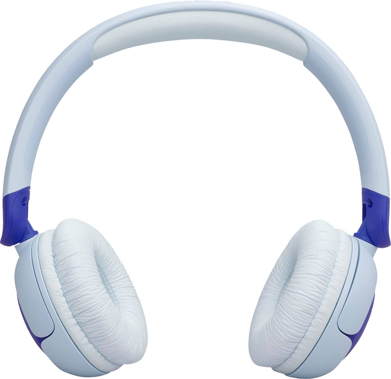 Left. JBL - Junior 320BT Wireless Kids On-Ear Headphones - 2025 - Blue.
