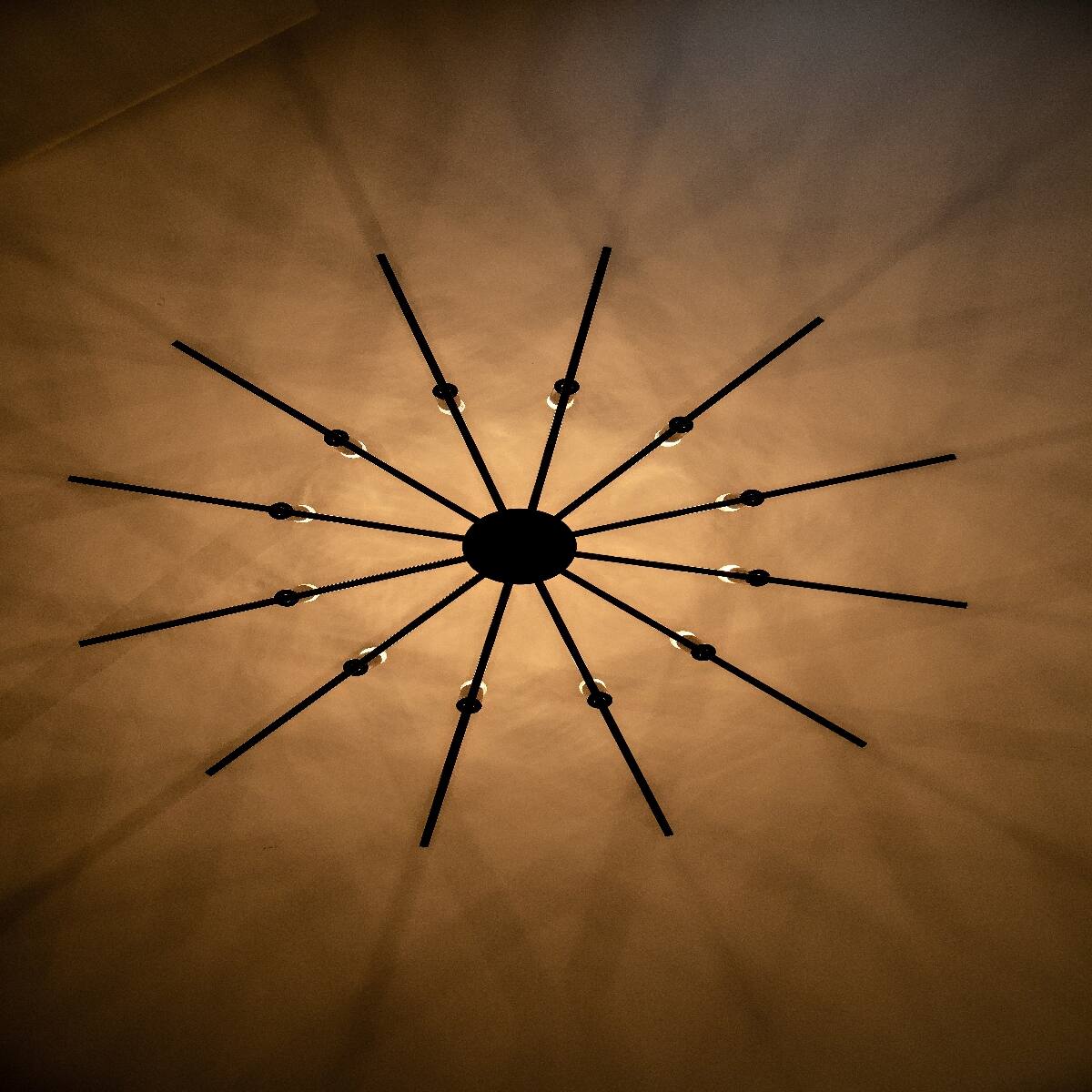 Angle. Loheer - Loheer 12 Light Metal Lantern Chandelier Matte Black Tiered Pendant for Dining Room.