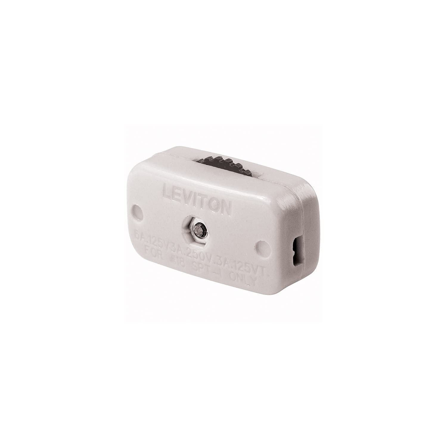 Leviton - 1 Rotary Lamp Cord Switch - White