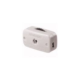 Leviton - 1 Rotary Lamp Cord Switch - White