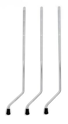 Gibraltar Hardware - Floor Tom Legs 9.5mm 3-Pack,on-Slip Rubber Feet, Drum Accessories Hardware and Parts
