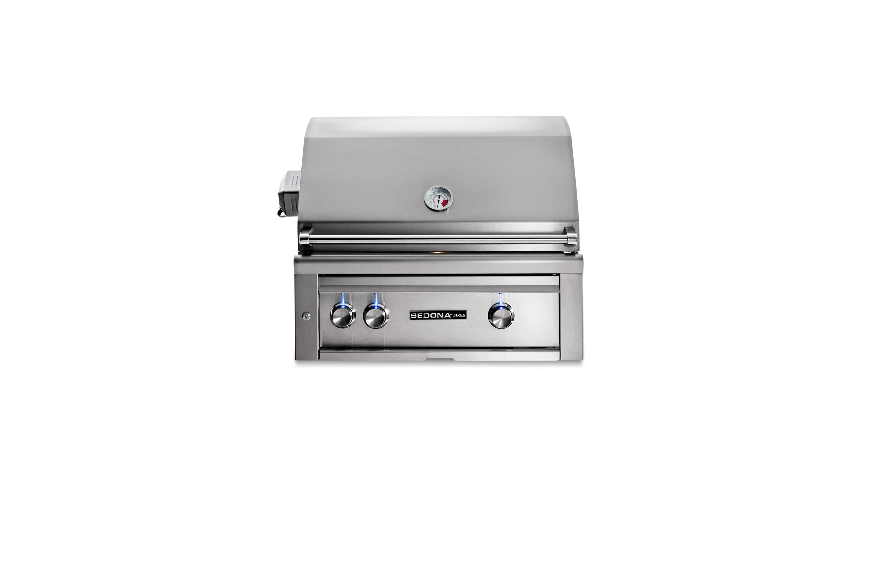 30" Sedona by Lynx Built-in Gas Grill - Stainless Steel - Front_Zoom