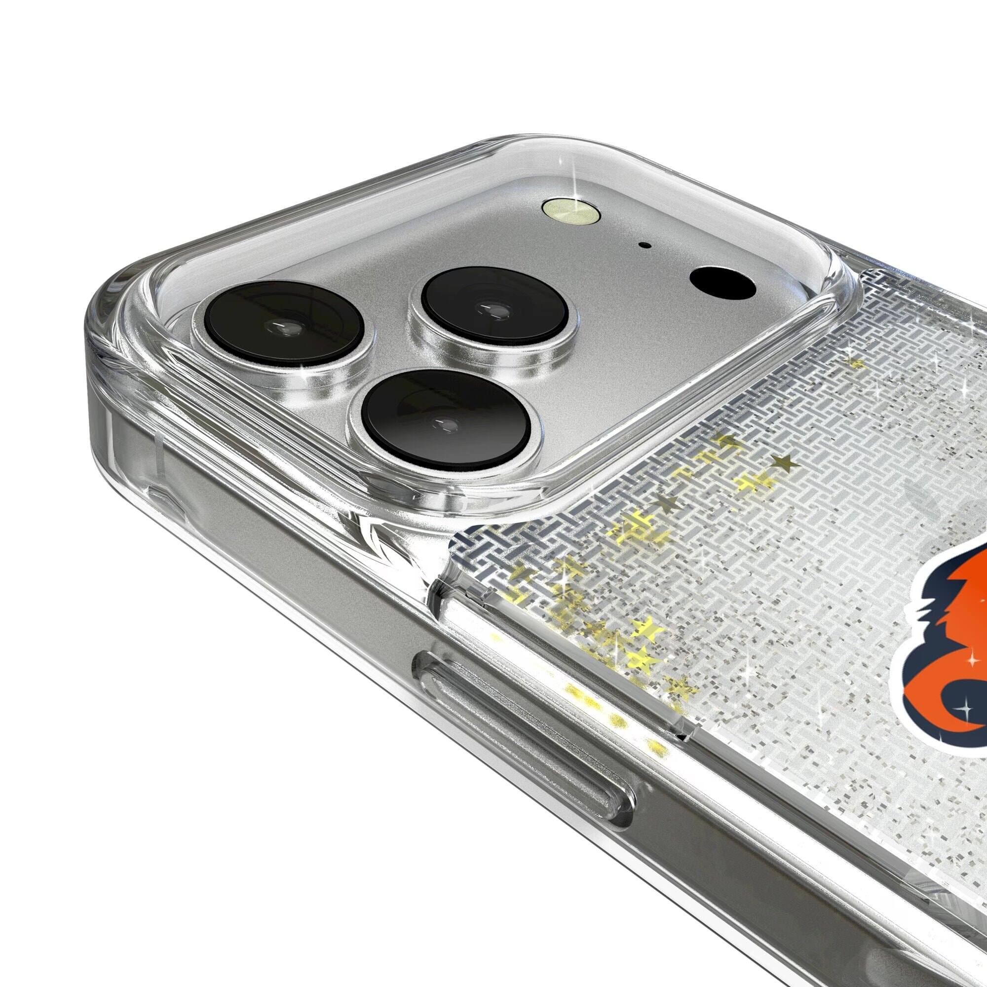 Alt View 2. Keyscaper - Chicago Bears Linen Logo iPhone Glitter Case - 15 - Multicolor.