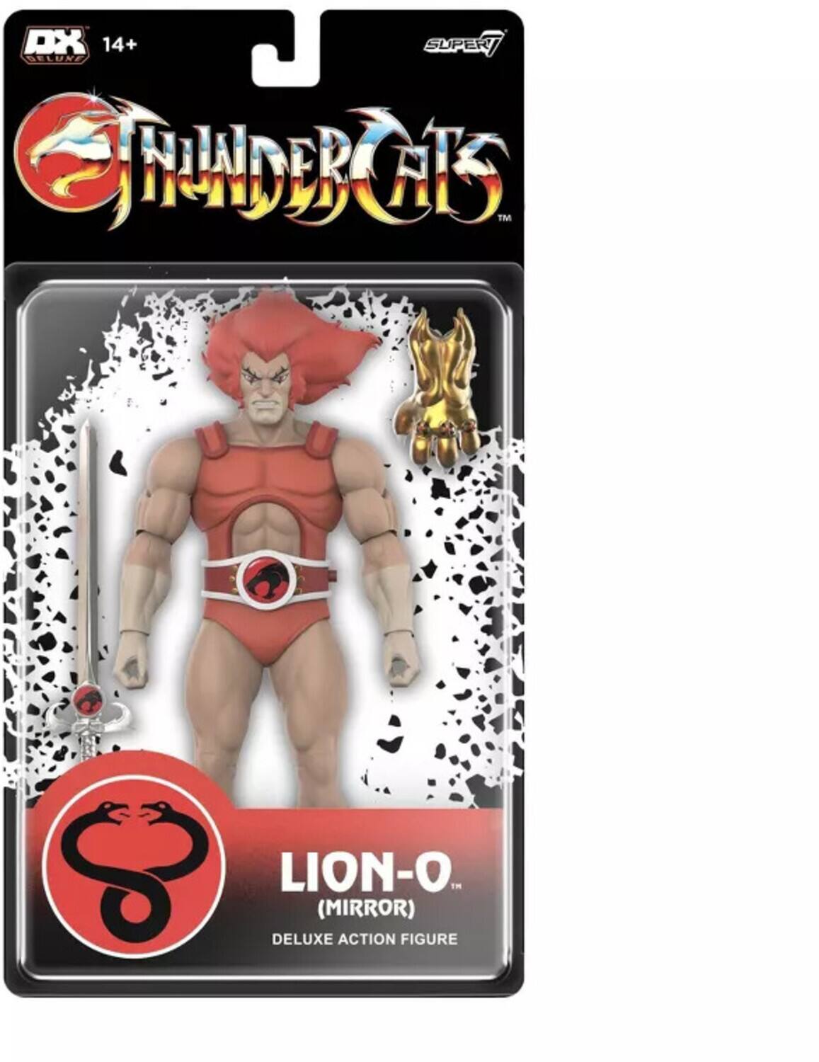 DX 14+ SUPER THUNDERCATS LION-O (MIRROR) DELUXE ACTION FIGURE