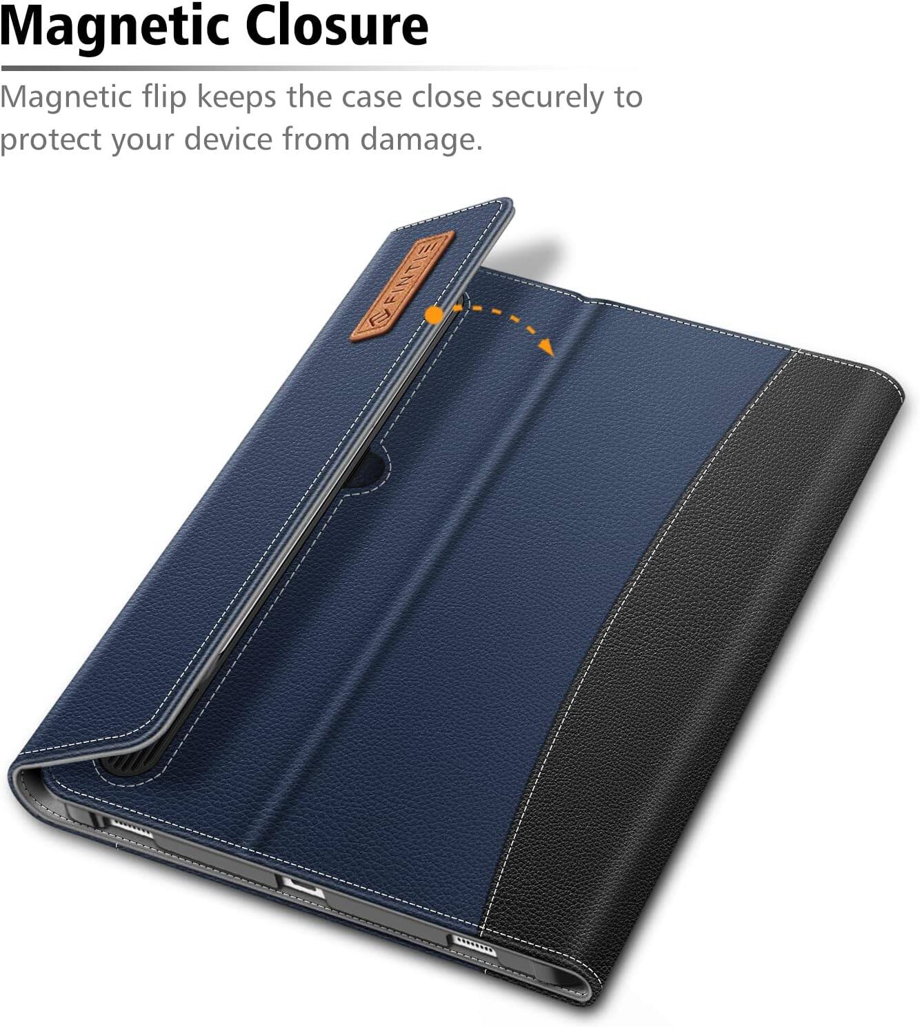 Magnetic Closure  
Magnetic flip keeps the case close securely to protect your device from damage.