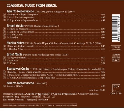 Capella Bydgostiensis - Classical Music from Brazil   - COMPACT DISCS [CD] price history on PriceWatchPro