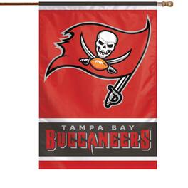 WinCraft - Tampa Bay Buccaneers 28" x 40" Primary Logo House Flag - Multicolor
