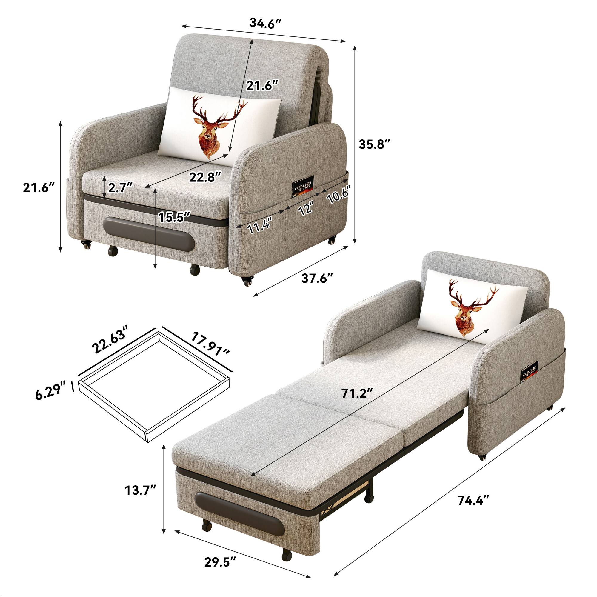 34.6", 21.6", 35.8", 21.6", 2.7", 22.8", 15.5", 11.4", 10.6", 12", 37.6", 22.63", 6.29", 17.91", 71.2", 13.7", 74.4", 29.5"