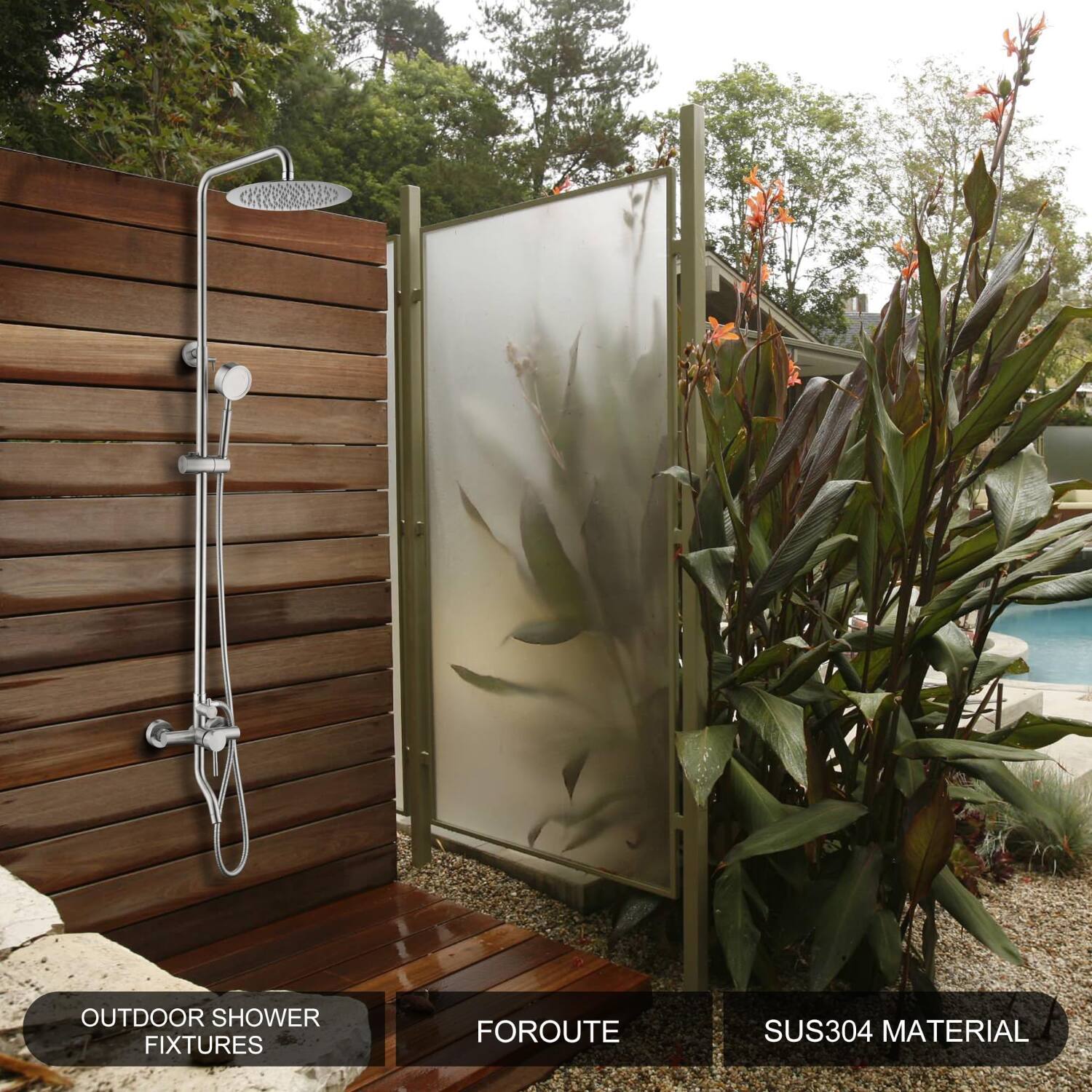 OUTDOOR SHOWER FIXTURES  
FOR OUTDOOR USE  
SUS304 MATERIAL