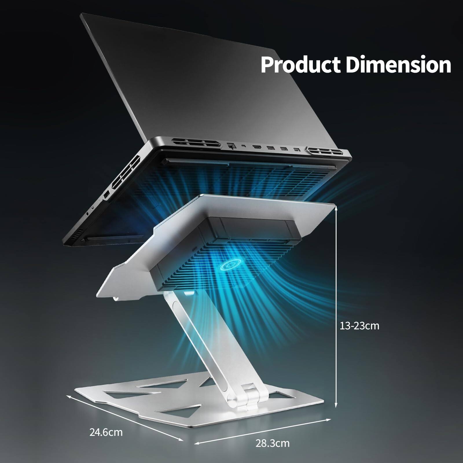 Product Dimension  
S  
13-23cm  
24.6cm  
28.3cm