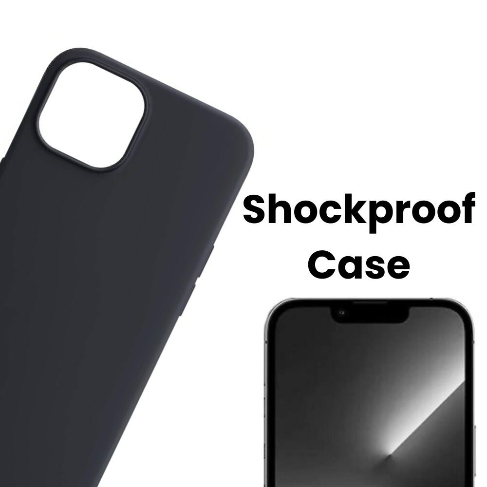 Qixxronics Cellphone Case for iPhone 14 Plus Silicone Case