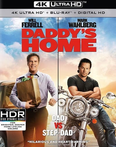 Front. Daddy's Home   - 4K Blu-Ray.