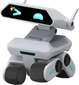 YONBO - AI Tutor with ChatGPT, Multilingual Learning Robot for Kids,Companion for Homework & Science, Parental App Control,Grey - Gray