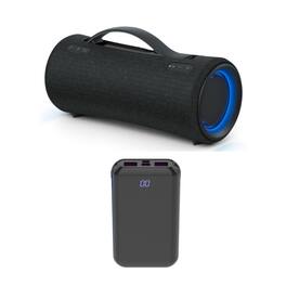 Sony - SRS-XG300 X-Series Wireless Portable Bluetooth Party Speaker Bundle - Black