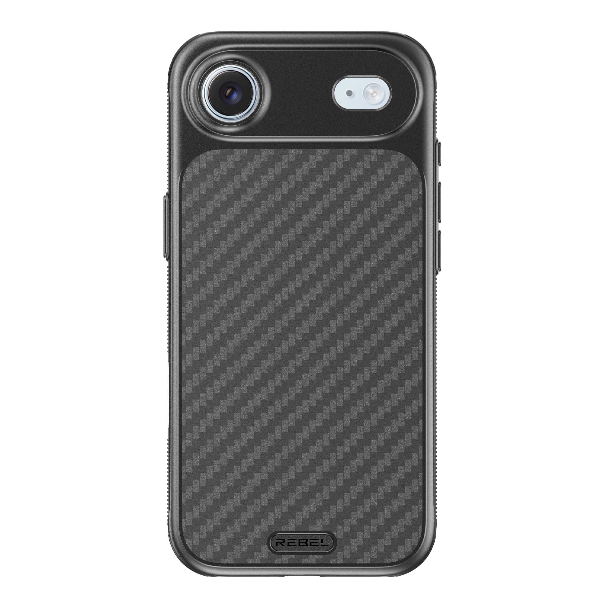 Front. Rebel - Rebel - Rebel Series GEN7 Case For Apple iPhone 17 Air - Black/Aramid Fiber - Black.