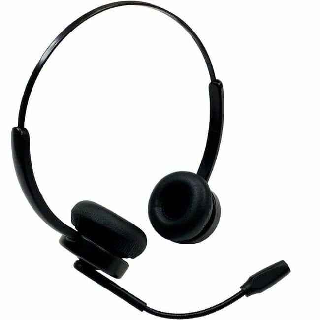 OTM Essentials - Pro Bluetooth Stereo Headset - Stereo - Wireless - Bluetooth - Over-the-head, On-ear - Binaural - Black