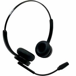 OTM Essentials - Pro Bluetooth Stereo Headset - Stereo - Wireless - Bluetooth - Over-the-head, On-ear - Binaural - Black