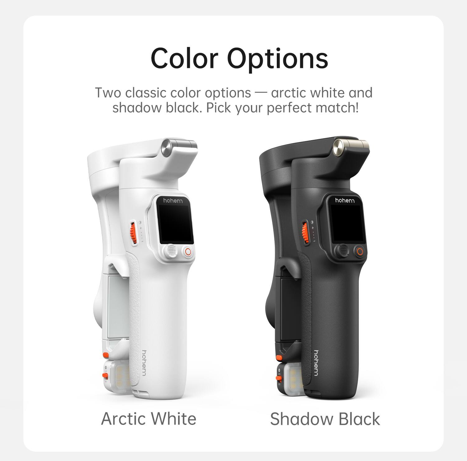 Color Options

Two classic color options — arctic white and shadow black. Pick your perfect match!

Arctic White

Shadow Black