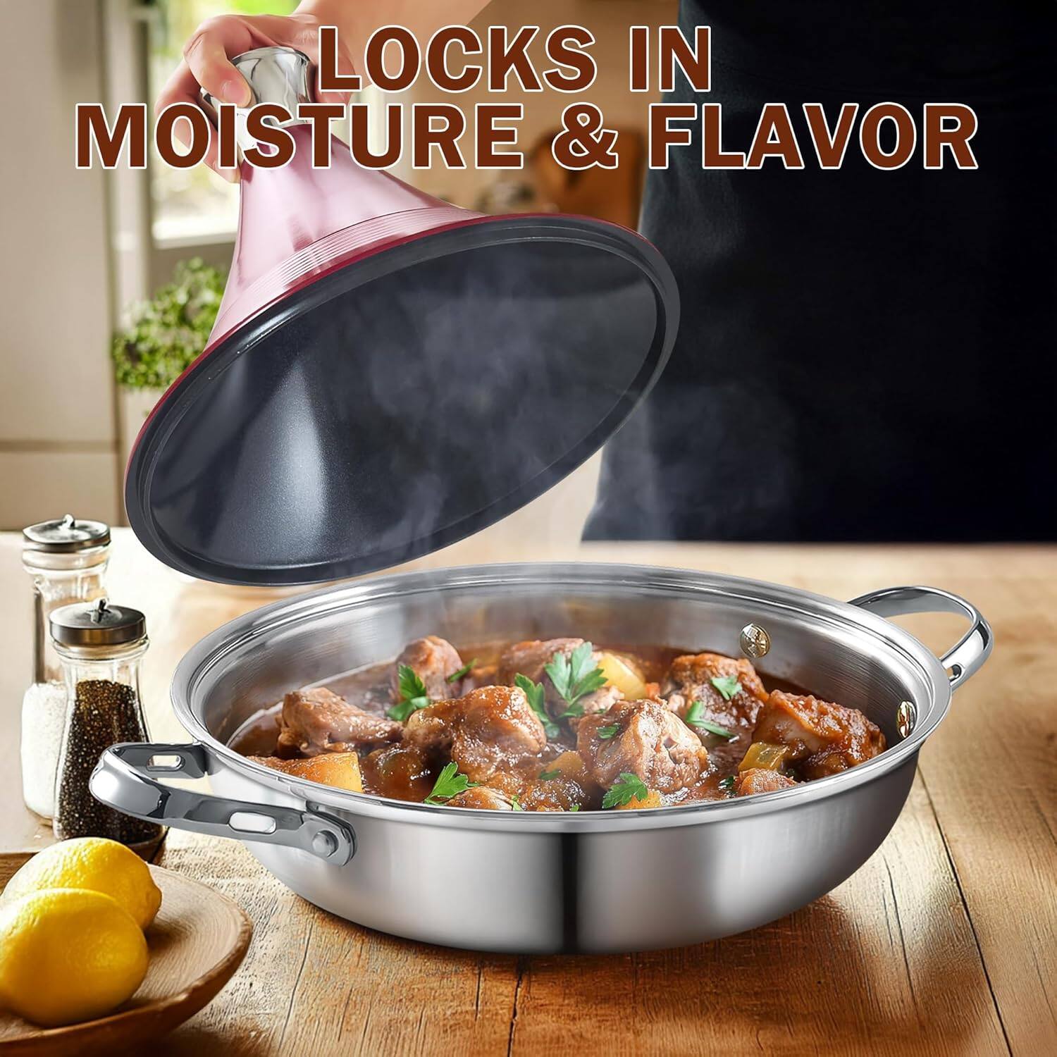 LOCKS IN MOISTURE & FLAVOR