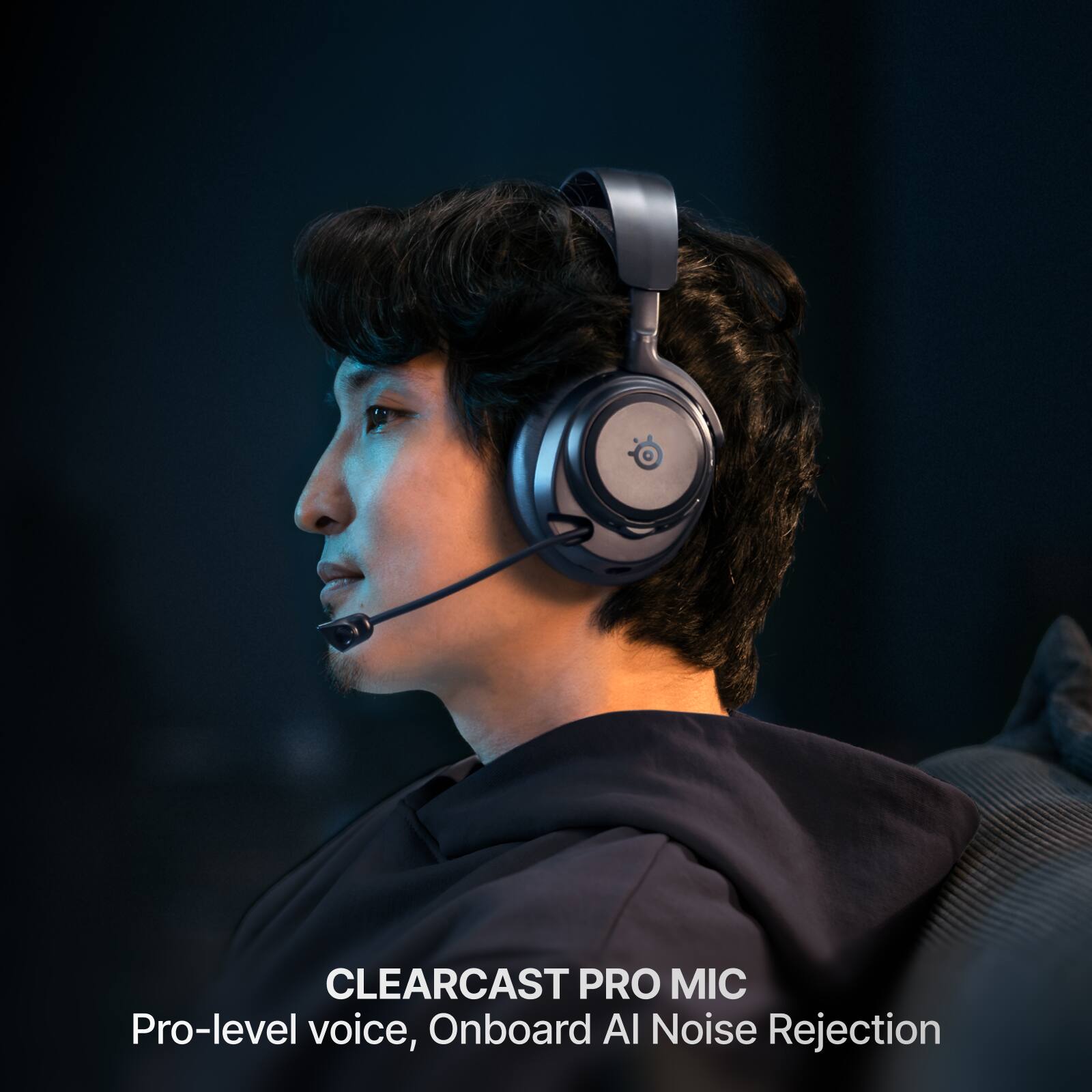 CLEARCAST PRO MIC  
Pro-level voice, Onboard AI Noise Rejection