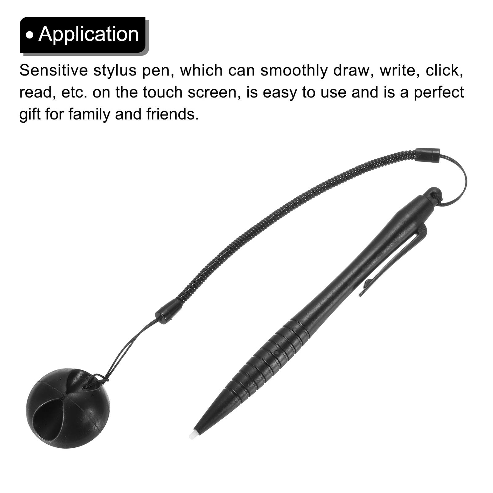 Application

Sensitive stylus pen, which can smoothly draw, write, click, read, etc. on the touch screen, is easy to use and is a perfect gift for family and friends.