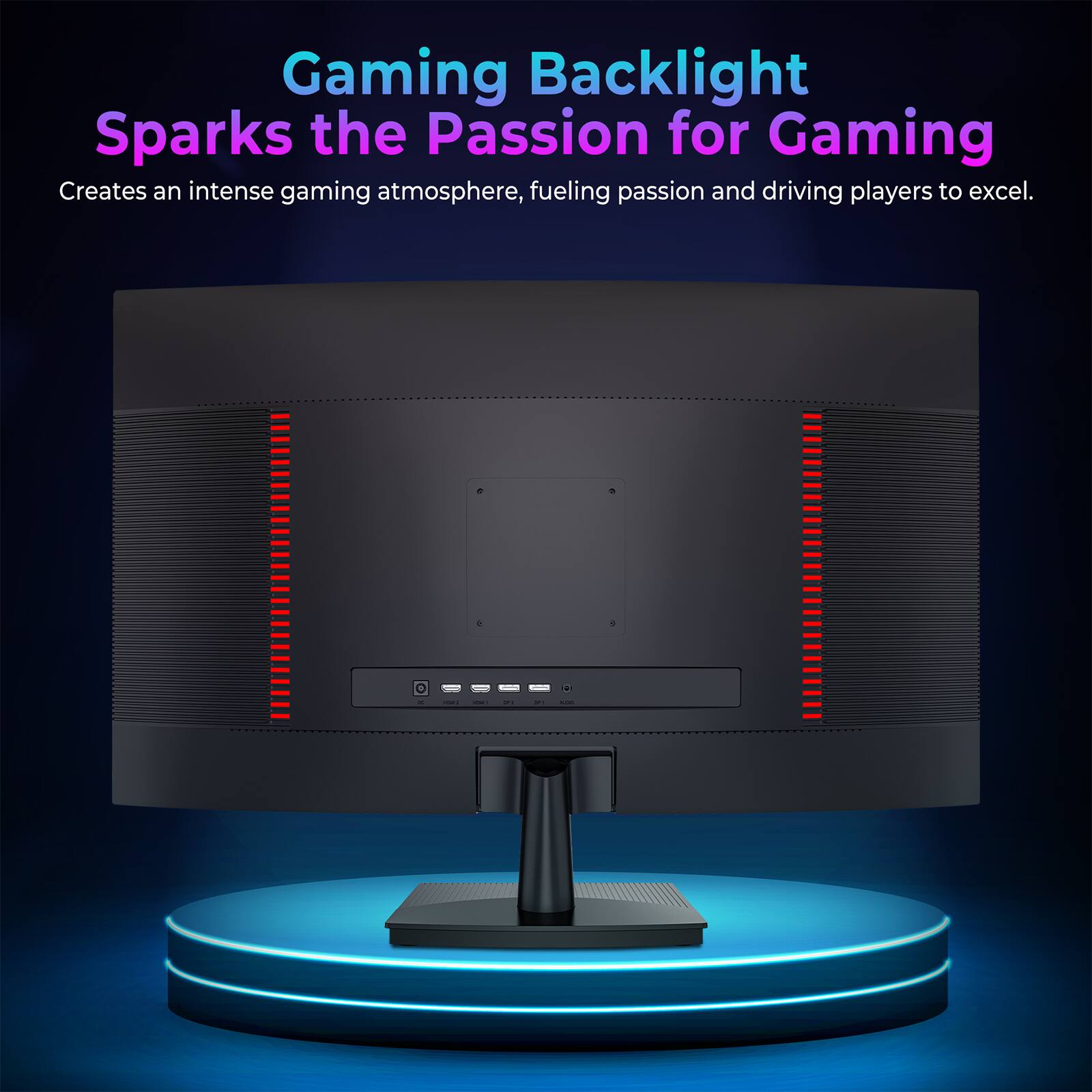 Gaming Backlight Sparks the Passion for Gaming

Creates an intense gaming atmosphere, fueling passion and driving players to excel.