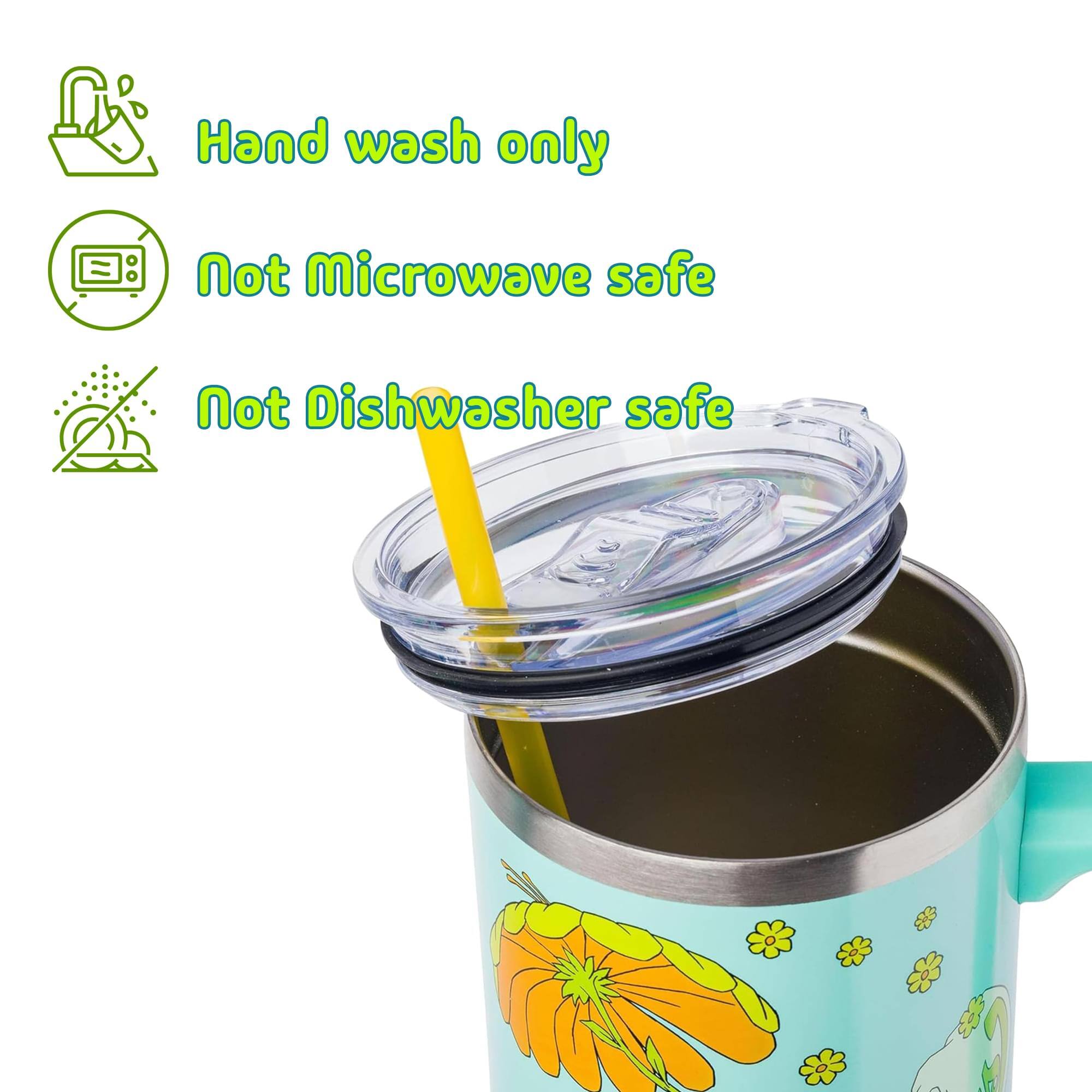 Hand wash only  
Not microwave safe  
Not dishwasher safe