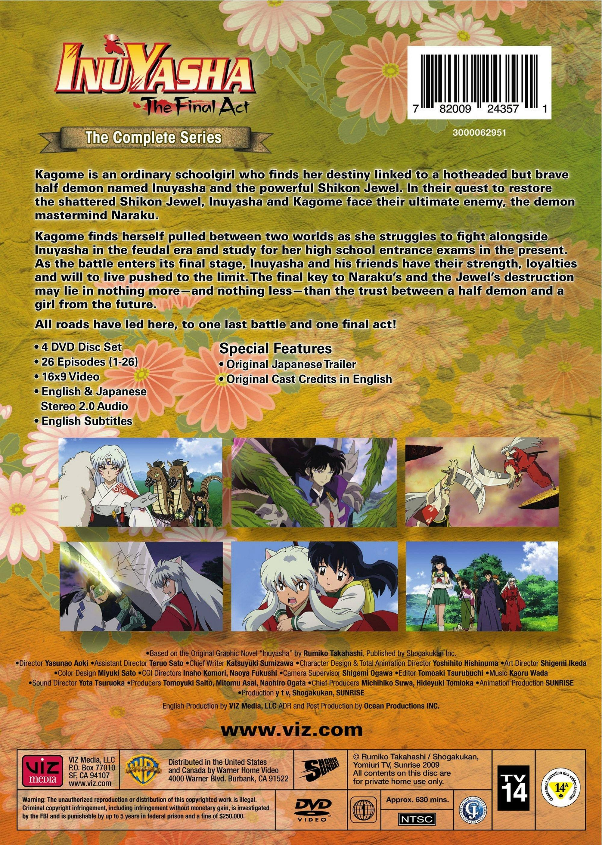 Angle. Inuyasha: The Final Act - The Complete Series (Box Set) [DVD].