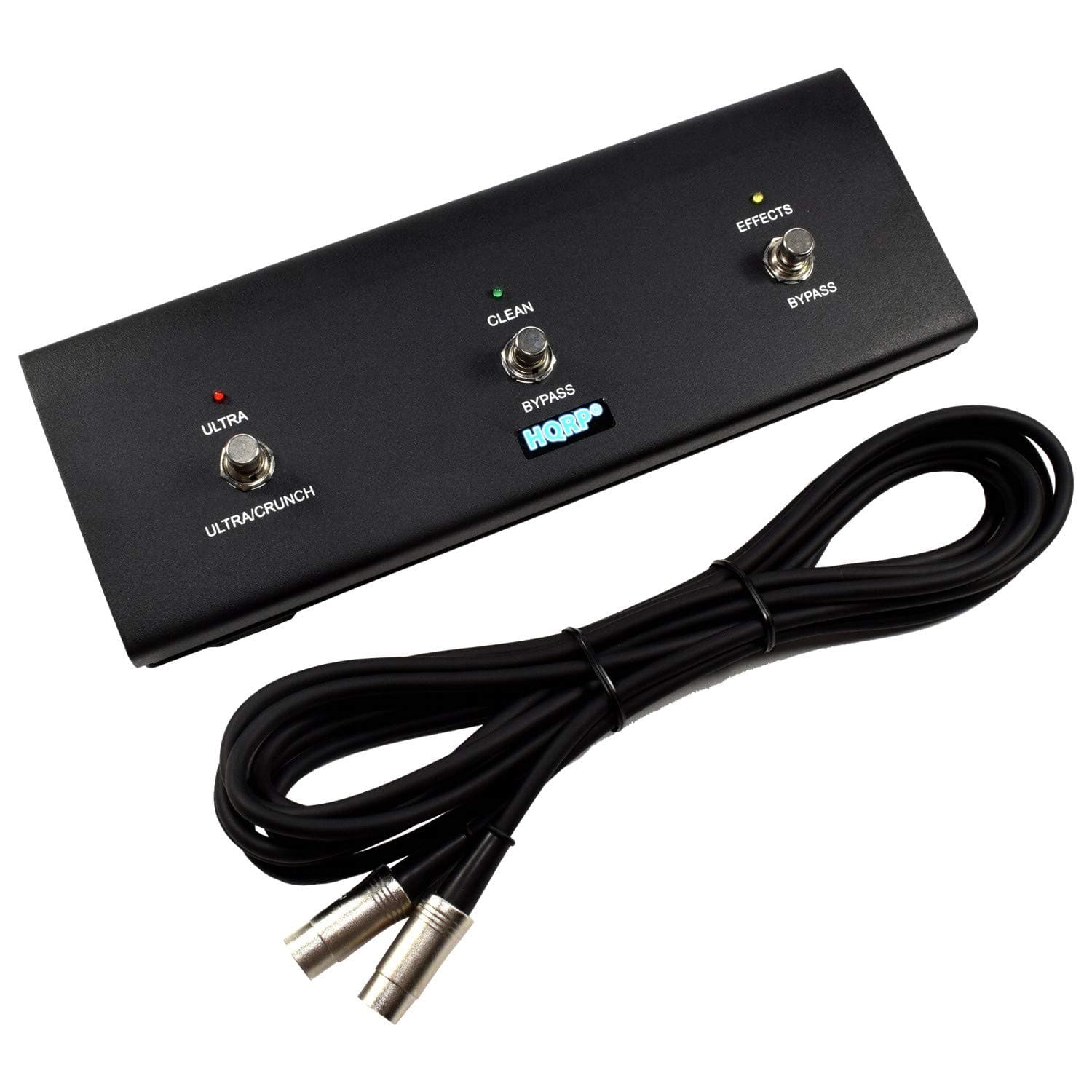 HQRP - 3-Button Guitar Amp Footswitch 7-Pin DIN Replacement for Peavey 03572680 JSX Triple XXX 3120