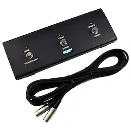 HQRP - 3-Button Guitar Amp Footswitch 7-Pin DIN Replacement for Peavey 03572680 JSX Triple XXX 3120