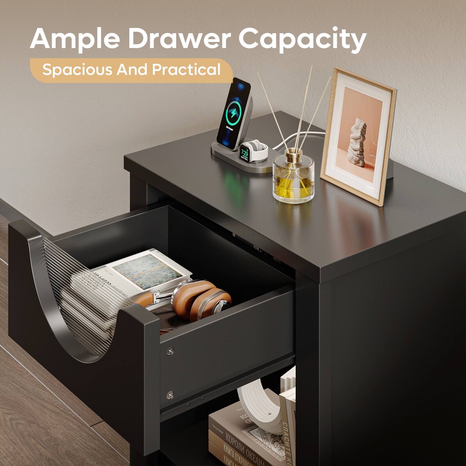 Ample Drawer Capacity  
Spacious And Practical