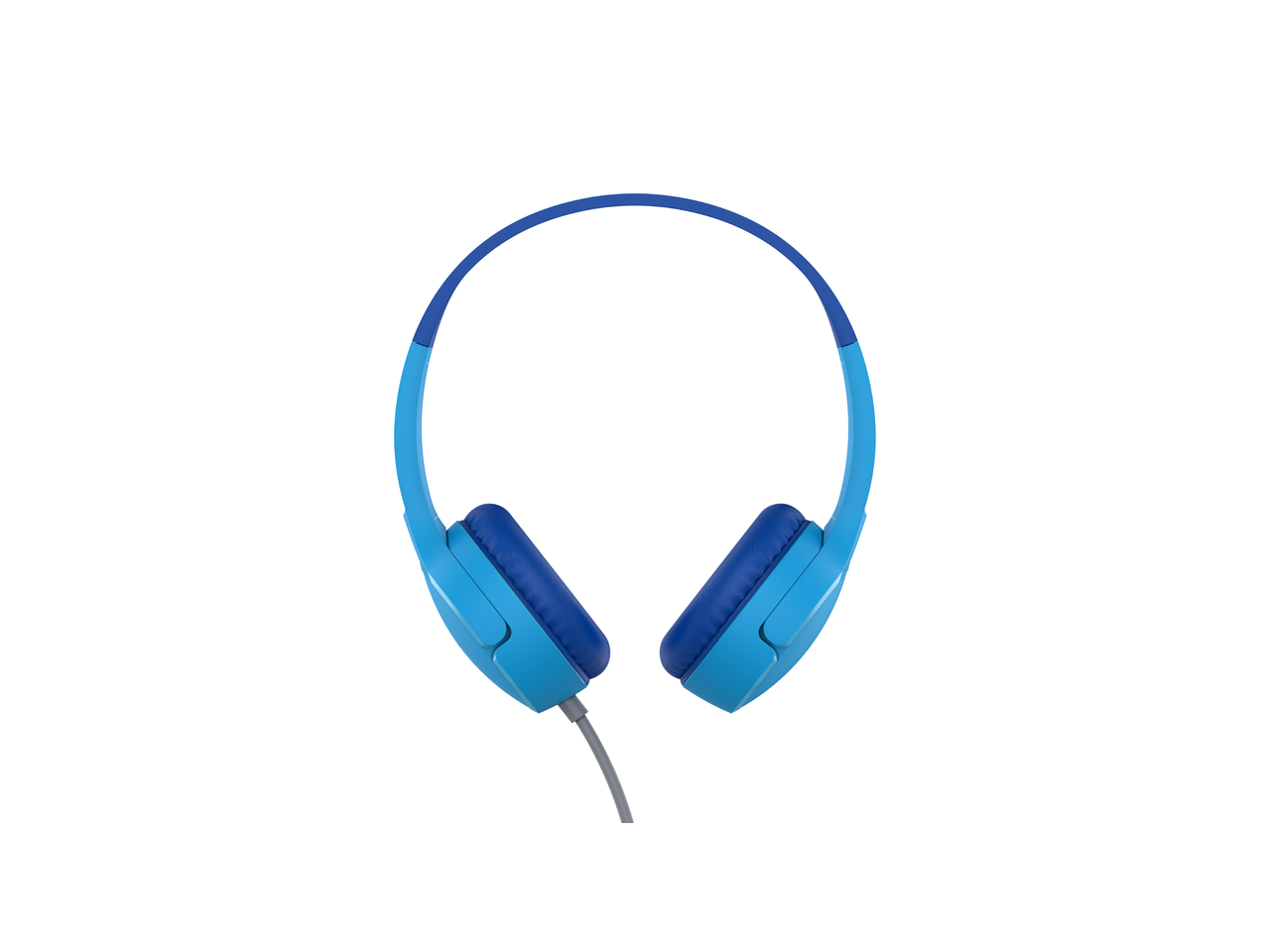 Belkin - SoundForm Mini Blue Wired On-Ear Headphones for Kids AUD004BTBL