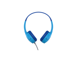 Belkin - SoundForm Mini Blue Wired On-Ear Headphones for Kids AUD004BTBL